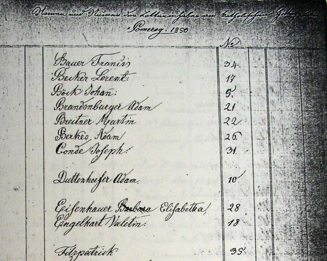 Sacred Heart 1850 list pg 1 ver 3